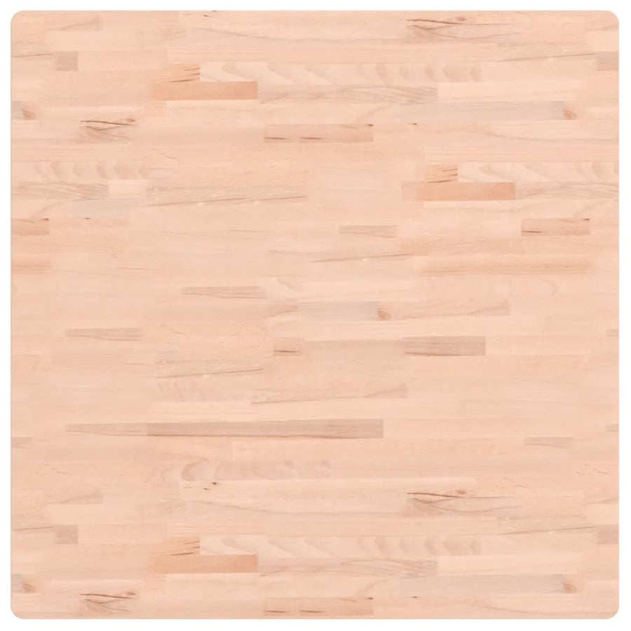 Tafelblad vierkant 90x90x2,5 cm massief beukenhout