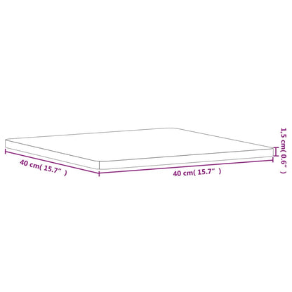 Tafelblad Vierkant 40X40X1,5 Cm Massief Beukenhout