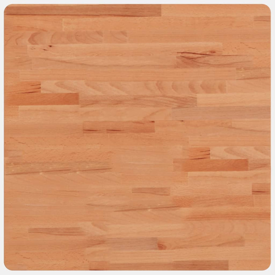 Tafelblad vierkant 60x60x1,5 cm massief beukenhout