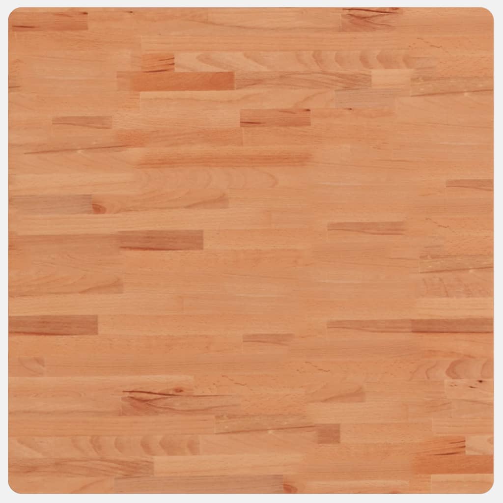 Tafelblad vierkant 70x70x1,5 cm massief beukenhout