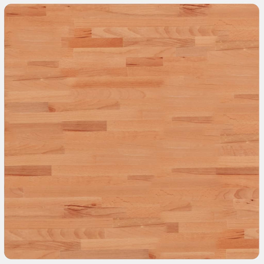 Tafelblad vierkant 70x70x1,5 cm massief beukenhout