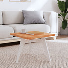 Tabletop square 50x50x2.5 cm solid beech wood