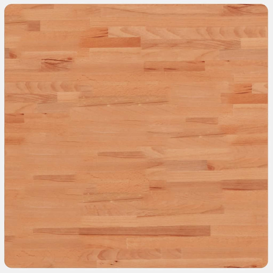 Tafelblad Vierkant 70X70X2,5 Cm Massief Beukenhout