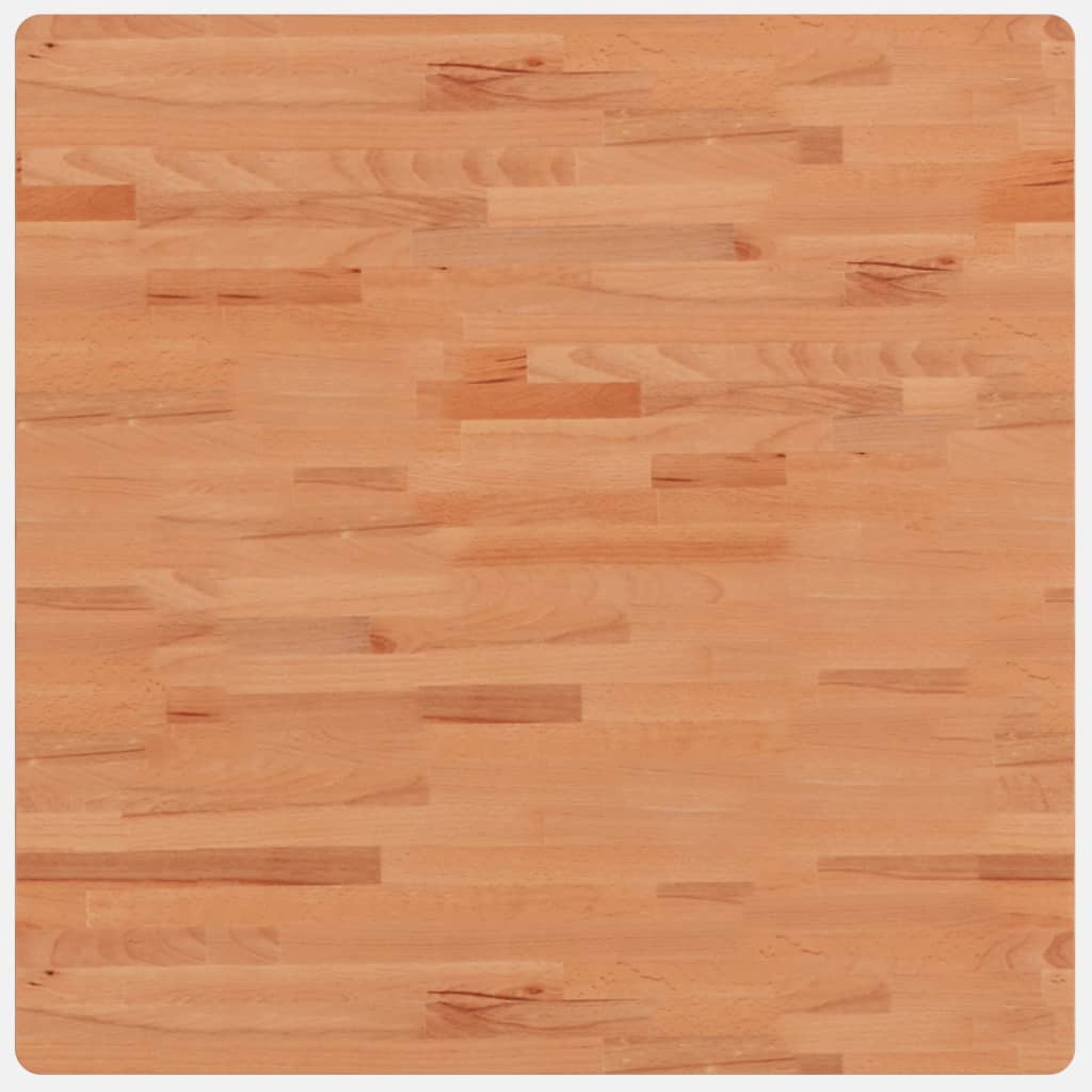 Tafelblad Vierkant 80X80X2,5 Cm Massief Beukenhout