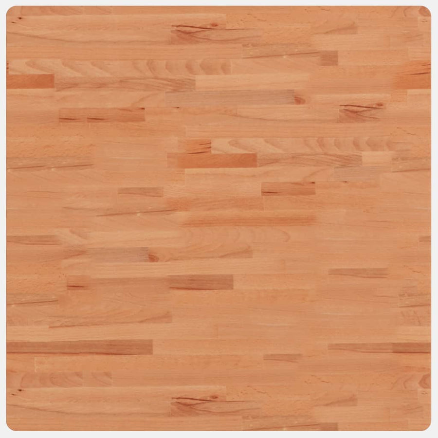 Tafelblad Vierkant 80X80X2,5 Cm Massief Beukenhout