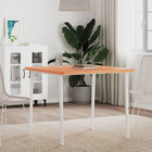 Tabletop square 80x80x2.5 cm solid beech wood