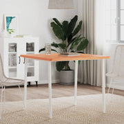 Tabletop square 80x80x2.5 cm solid beech wood
