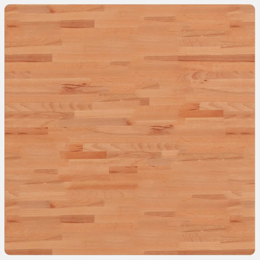 Tafelblad vierkant 90x90x2,5 cm massief beukenhout