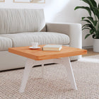 Tabletop square 60x60x4 cm solid beech wood