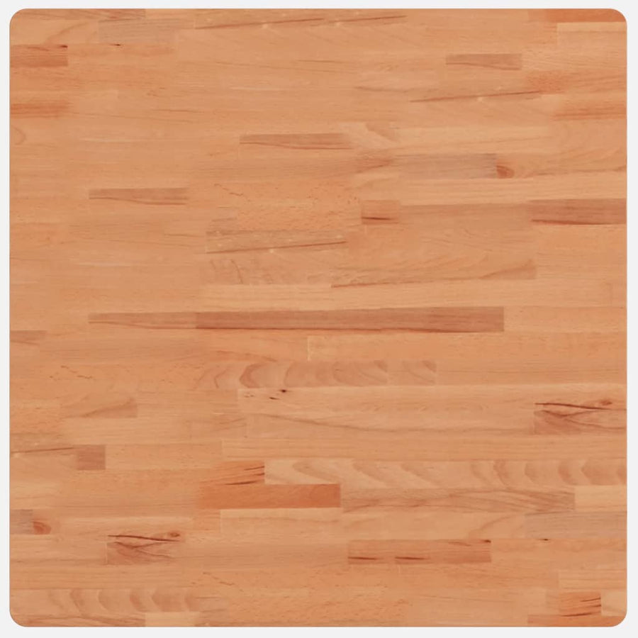 Tafelblad Vierkant 70X70X4 Cm Massief Beukenhout