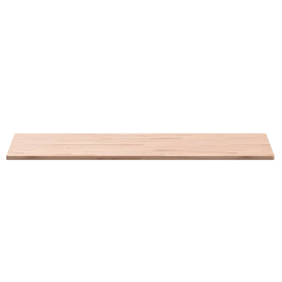 Wastafelblad 100X50X1,5 Cm Massief Beukenhout 100 x 50 x 1.5 cm Naturel