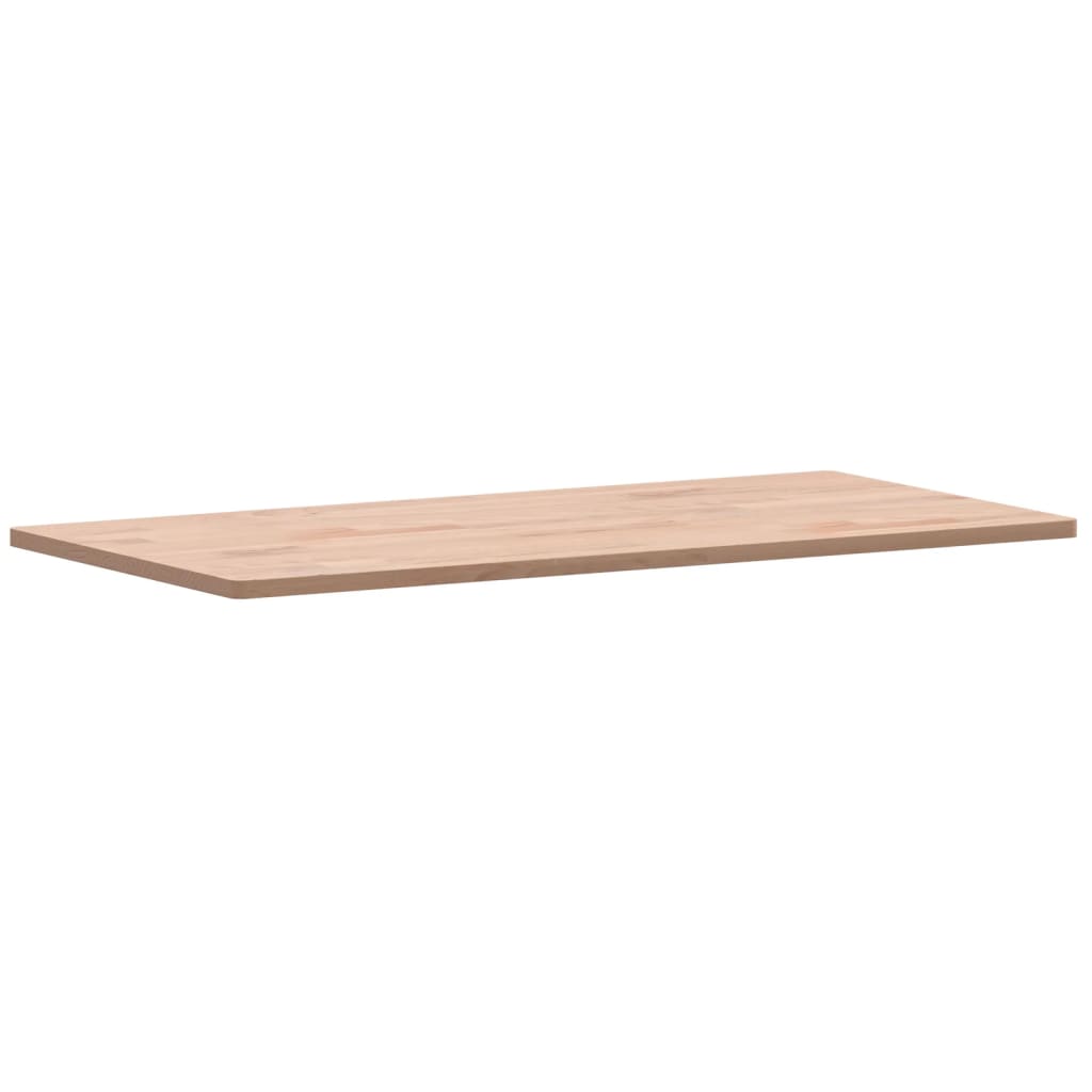 Wastafelblad 100X50X1,5 Cm Massief Beukenhout 100 x 50 x 1.5 cm Naturel