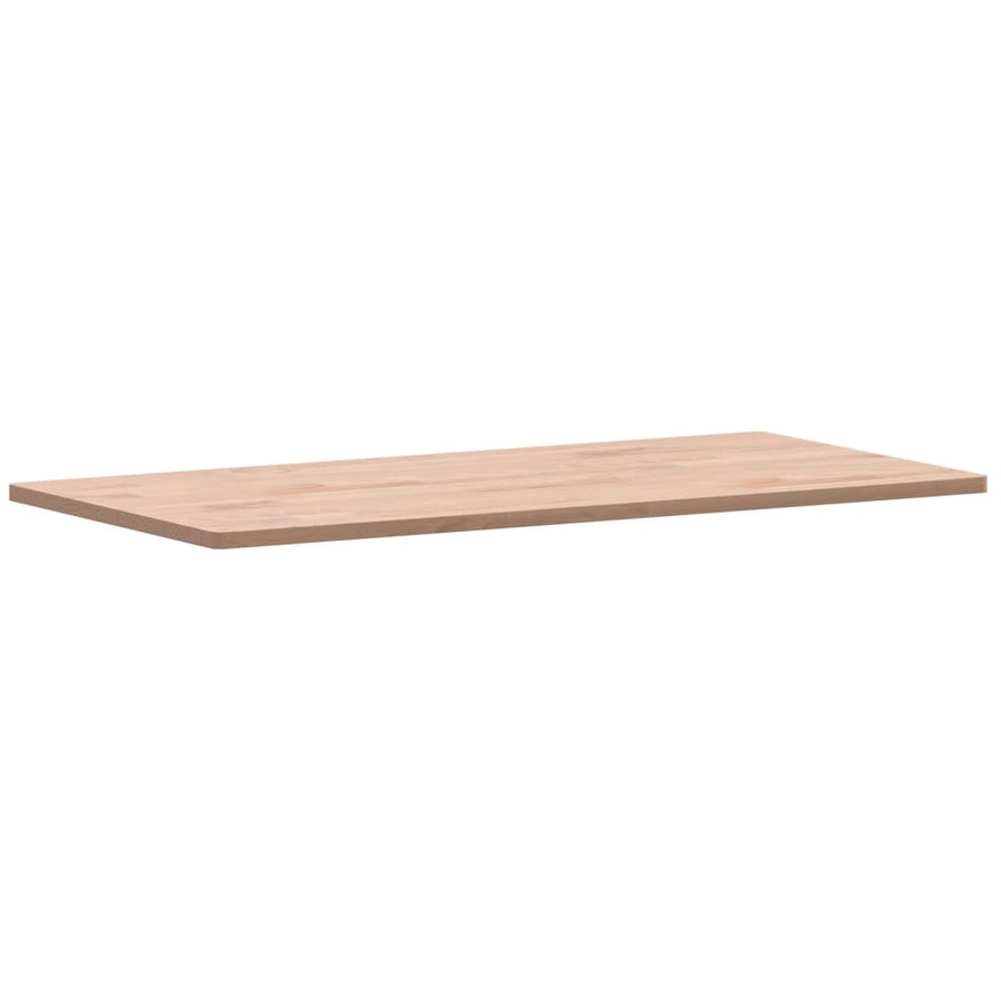 Wastafelblad 100X50X1,5 Cm Massief Beukenhout 100 x 50 x 1.5 cm Naturel