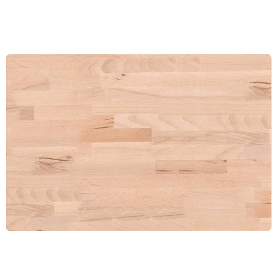 Wastafelblad 60x40x1,5 cm massief beukenhout