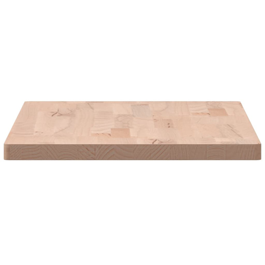 Wastafelblad 80X40X2,5 Cm Massief Beukenhout 80 x 40 x 2.5 cm Naturel