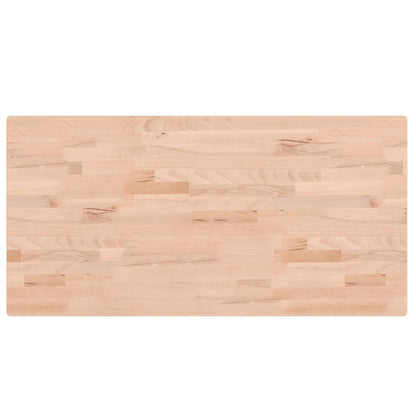 Wastafelblad 100X50X2,5 Cm Massief Beukenhout 100 x 50 x 2.5 cm Naturel
