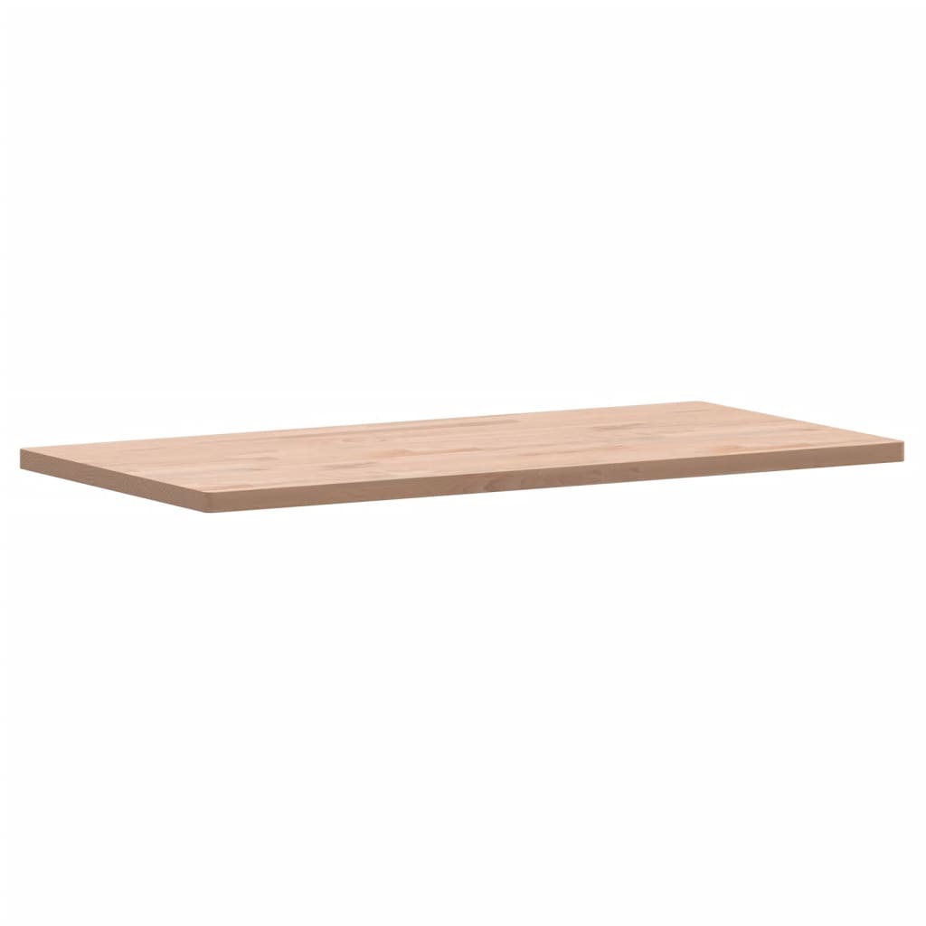 Wastafelblad 100X50X2,5 Cm Massief Beukenhout 100 x 50 x 2.5 cm Naturel