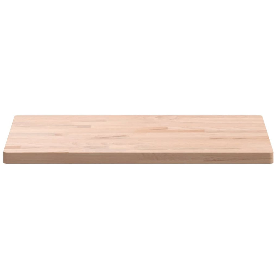 Wastafelblad 60x40x2,5 cm massief beukenhout 60 x 40 x 2.5 cm Naturel