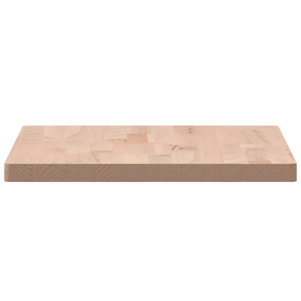 Wastafelblad 60x40x2,5 cm massief beukenhout 60 x 40 x 2.5 cm Naturel
