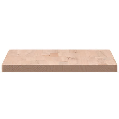 Wastafelblad 60x40x2,5 cm massief beukenhout 60 x 40 x 2.5 cm Naturel