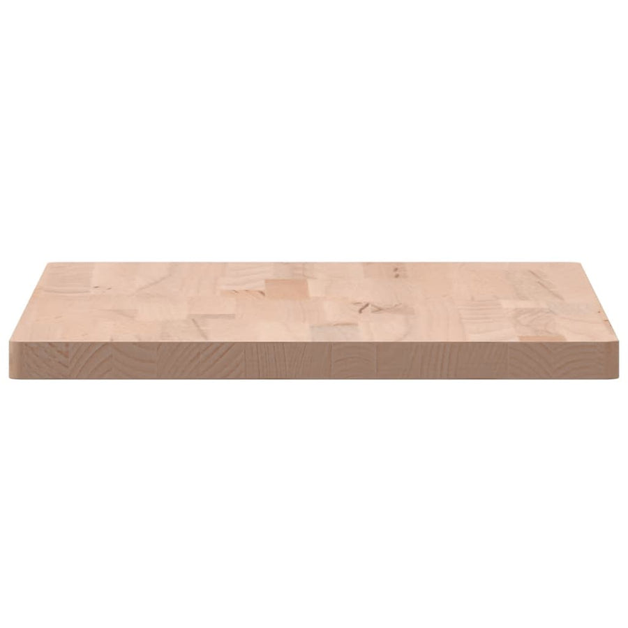 Wastafelblad 60x40x2,5 cm massief beukenhout 60 x 40 x 2.5 cm Naturel