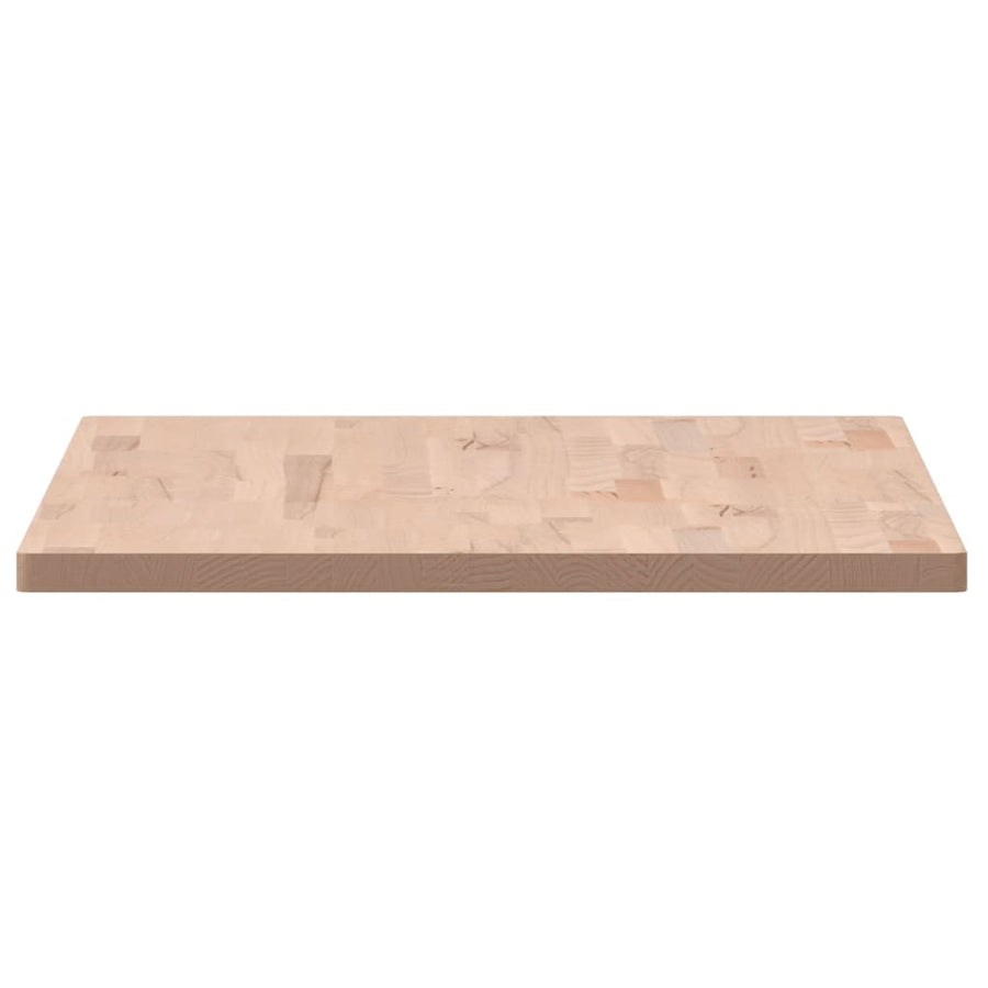 Wastafelblad 100X60X2,5 Cm Massief Beukenhout 100 x 60 x 2.5 cm Naturel