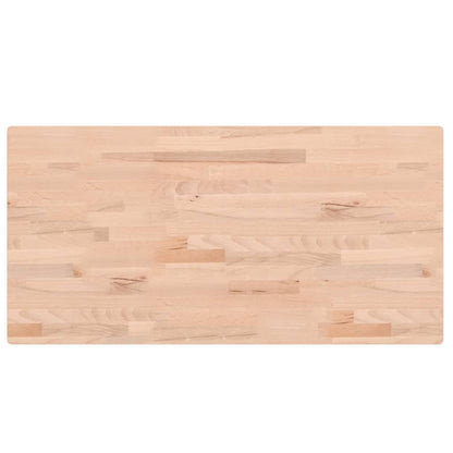 Wastafelblad Massief Beukenhout 100 x 50 x 4 cm Naturel