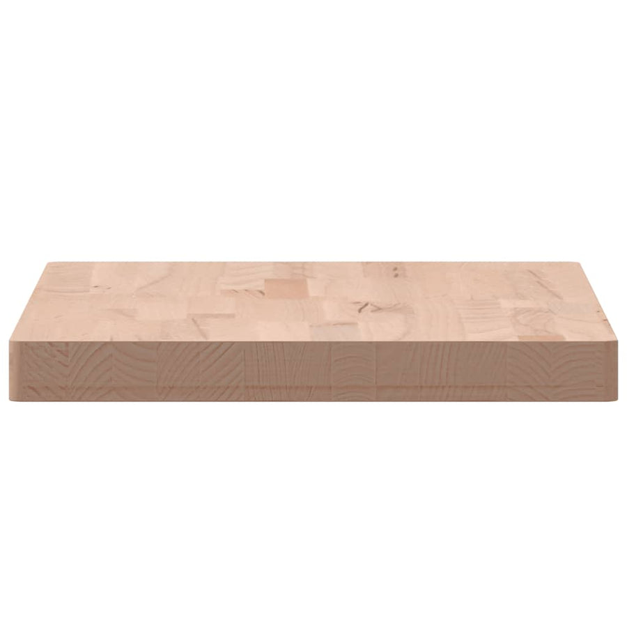Wastafelblad 60x40x4 cm massief beukenhout