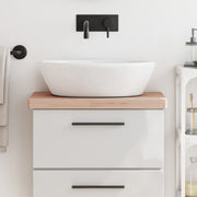 Solid beech countertop 60x40x4 cm