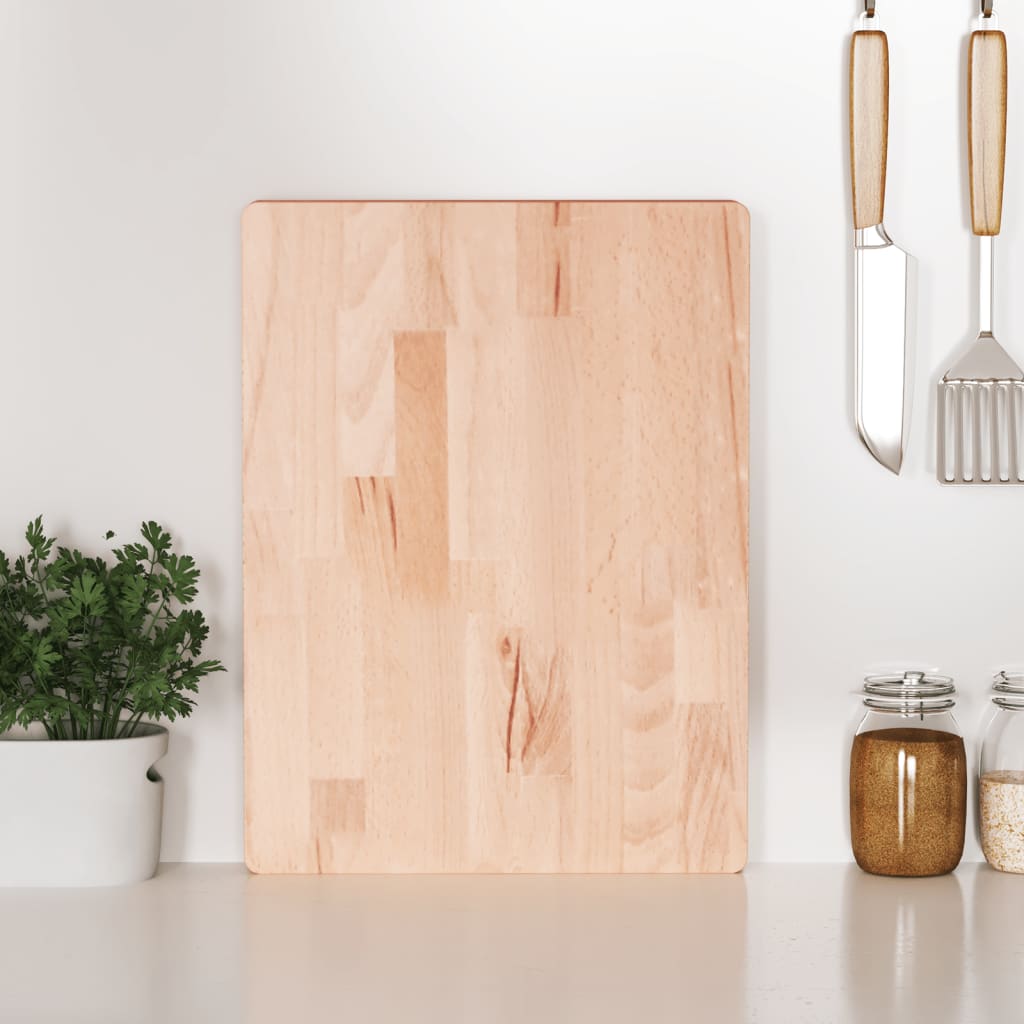 Snijplank 40X30X4 Cm Massief Beukenhout 40 x 30 x 4 cm