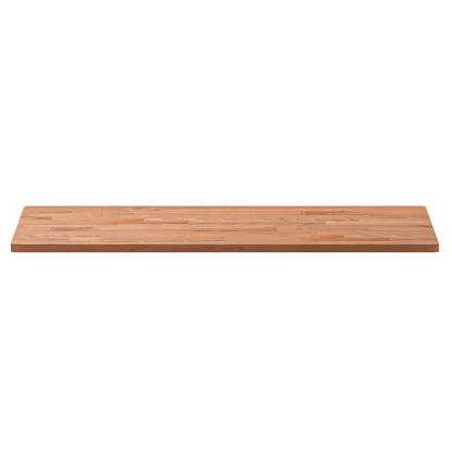 Wastafelblad 80X40X1,5 Cm Massief Beukenhout 80 x 40 x 1.5 cm Bruin