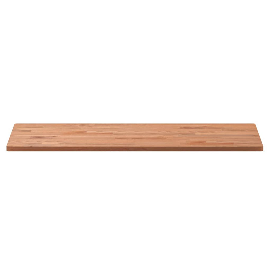 Wastafelblad 80X40X1,5 Cm Massief Beukenhout 80 x 40 x 1.5 cm Bruin