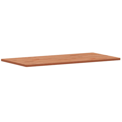Wastafelblad 100X50X1,5 Cm Massief Beukenhout 100 x 50 x 1.5 cm Bruin