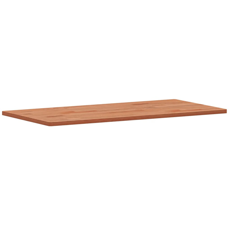 Wastafelblad 100X50X1,5 Cm Massief Beukenhout 100 x 50 x 1.5 cm Bruin