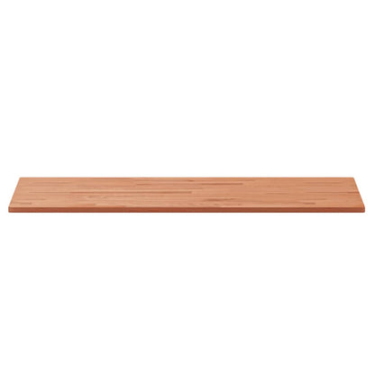 Wastafelblad 100X50X1,5 Cm Massief Beukenhout 100 x 50 x 1.5 cm Bruin