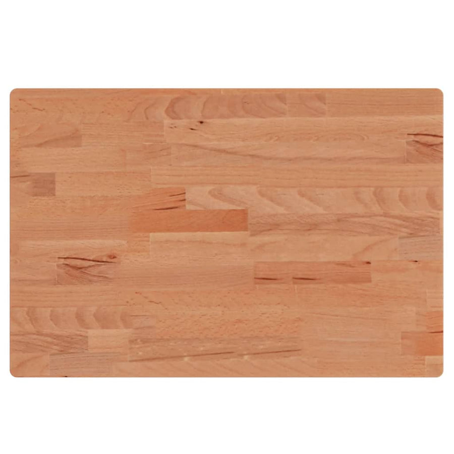 Wastafelblad 60X40X1,5 Cm Massief Beukenhout 60 x 40 x 1.5 cm Bruin