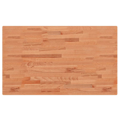 Wastafelblad 100X60X1,5 Cm Massief Beukenhout 100 x 60 x 1.5 cm Bruin