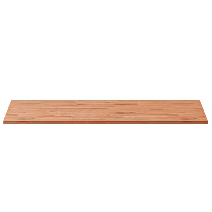 Wastafelblad 100X60X1,5 Cm Massief Beukenhout 100 x 60 x 1.5 cm Bruin
