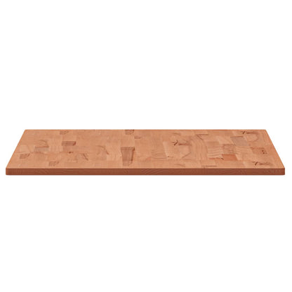 Wastafelblad 100X60X1,5 Cm Massief Beukenhout 100 x 60 x 1.5 cm Bruin