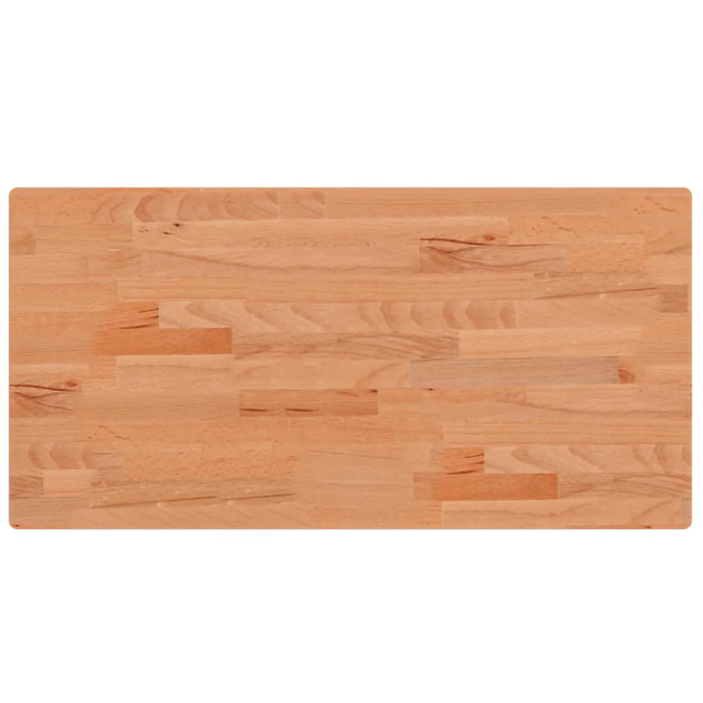 Wastafelblad 80X40X2,5 Cm Massief Beukenhout 80 x 40 x 2.5 cm Bruin