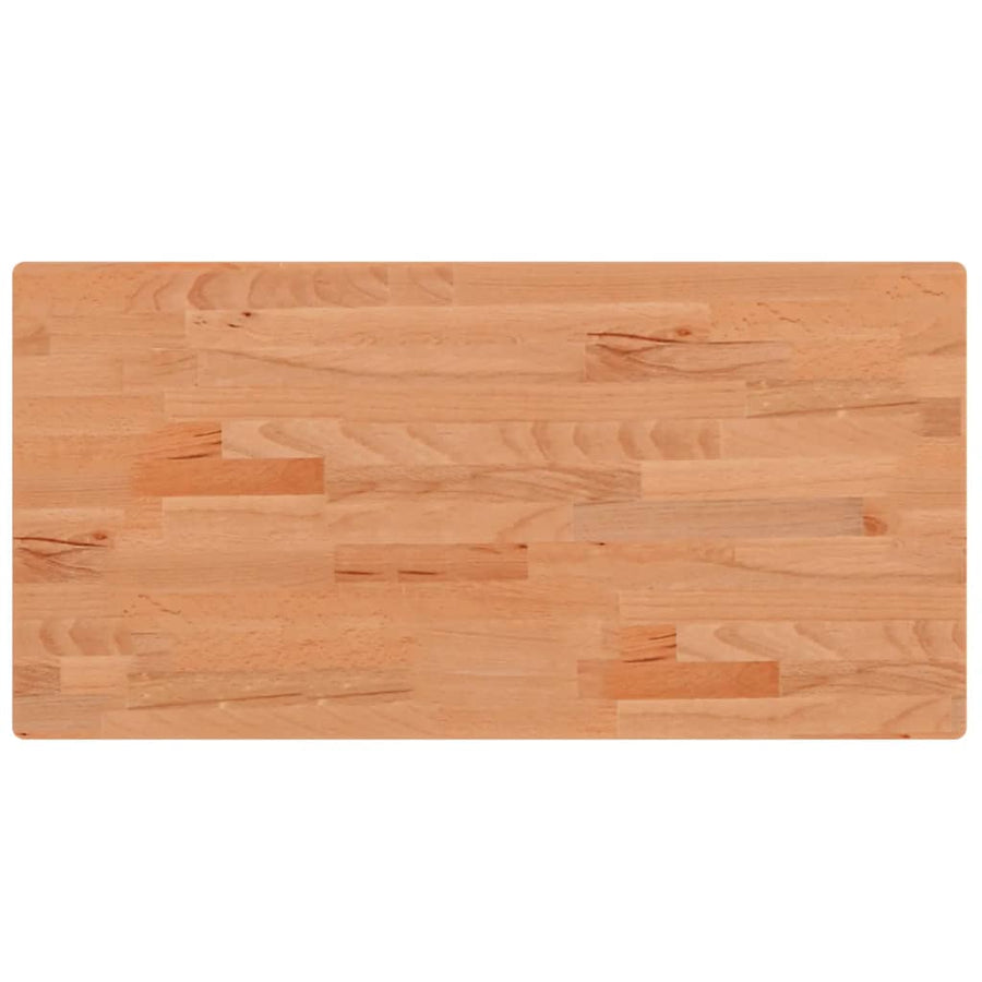 Wastafelblad 80X40X2,5 Cm Massief Beukenhout 80 x 40 x 2.5 cm Bruin