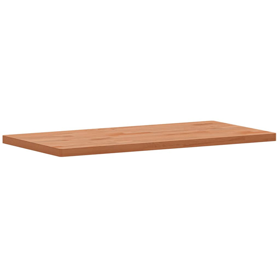 Wastafelblad 80X40X2,5 Cm Massief Beukenhout 80 x 40 x 2.5 cm Bruin