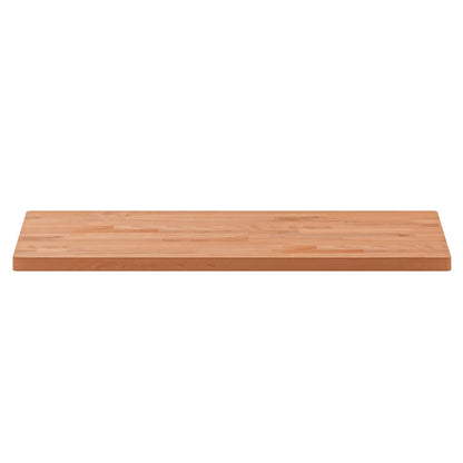 Wastafelblad 80X40X2,5 Cm Massief Beukenhout 80 x 40 x 2.5 cm Bruin