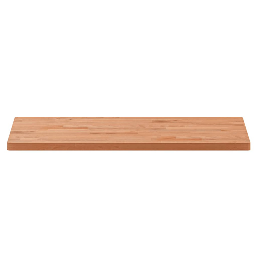 Wastafelblad 80X40X2,5 Cm Massief Beukenhout 80 x 40 x 2.5 cm Bruin