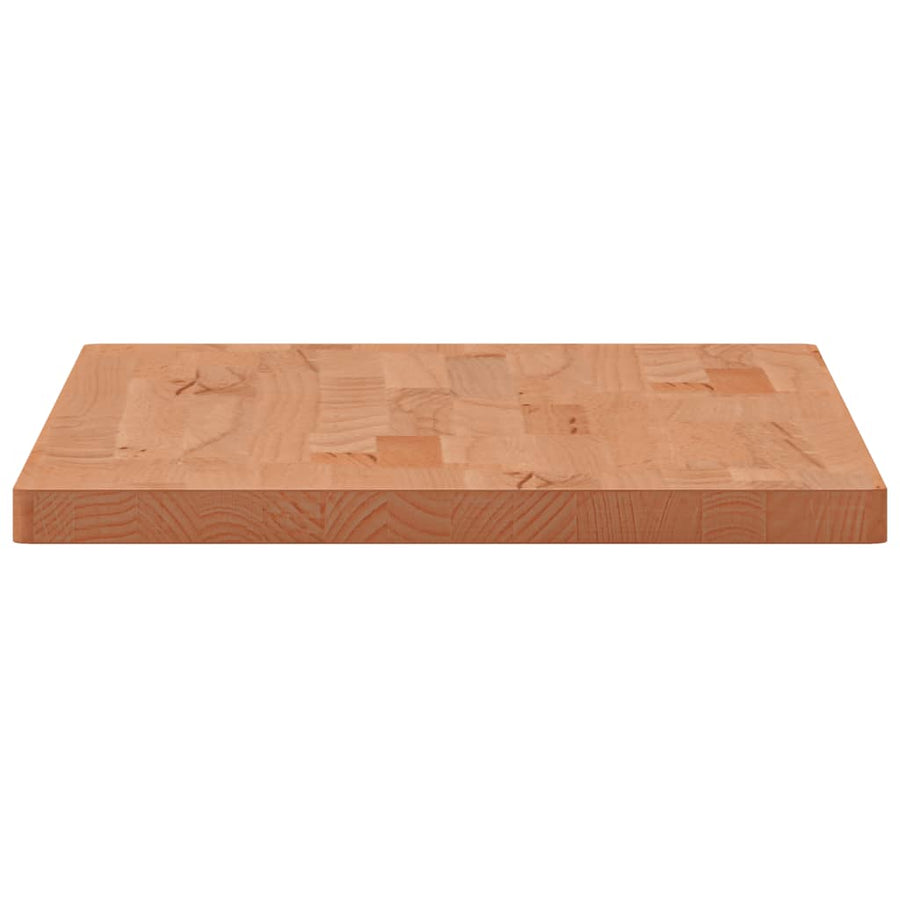 Wastafelblad 80X40X2,5 Cm Massief Beukenhout 80 x 40 x 2.5 cm Bruin