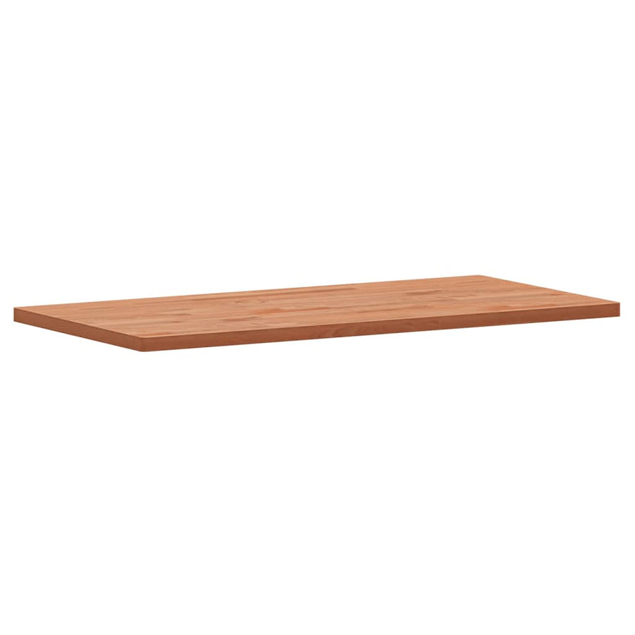 Wastafelblad 100X50X2,5 Cm Massief Beukenhout 100 x 50 x 2.5 cm Bruin