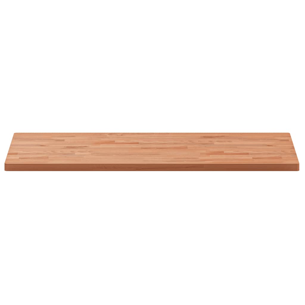Wastafelblad 100X50X2,5 Cm Massief Beukenhout 100 x 50 x 2.5 cm Bruin