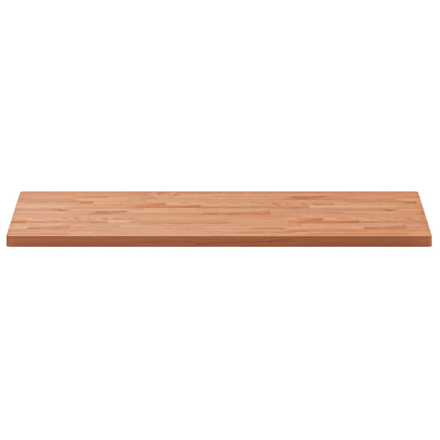 Wastafelblad 100X50X2,5 Cm Massief Beukenhout 100 x 50 x 2.5 cm Bruin