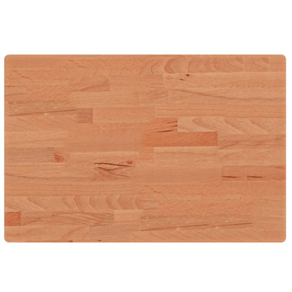 Wastafelblad 60X40X2,5 Cm Massief Beukenhout 60 x 40 x 2.5 cm Bruin