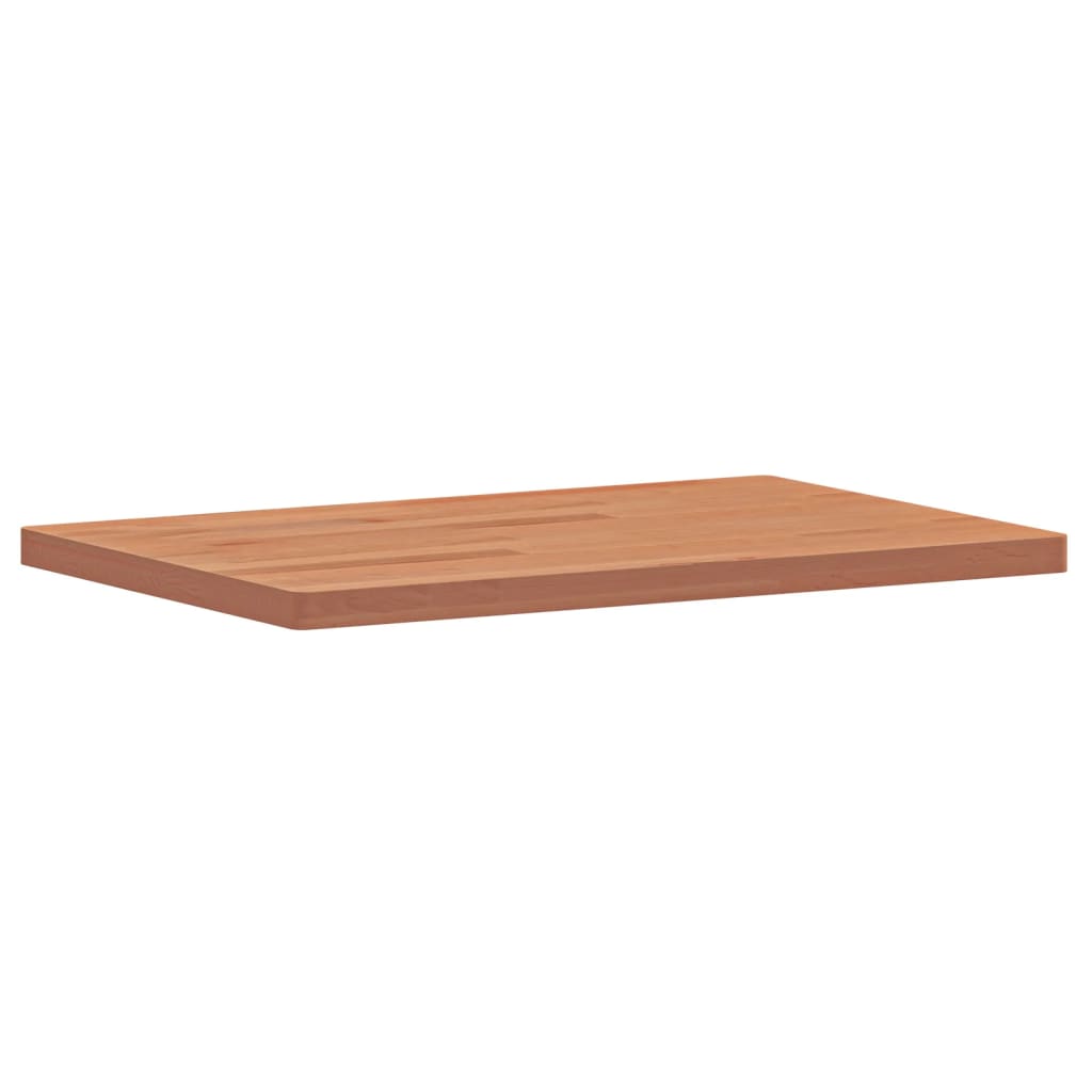 Wastafelblad 60X40X2,5 Cm Massief Beukenhout 60 x 40 x 2.5 cm Bruin